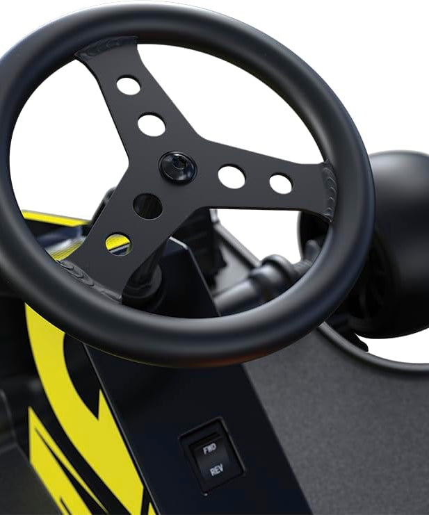 Razor Ground Force Elite Electric Go Kart, 36V Battery Powered Ride On, 350W Motor, Up to 14 MPH Speed, 40 Min Runtime, Forward and Reverse Drive, Racing Style Kart for Teens 13+