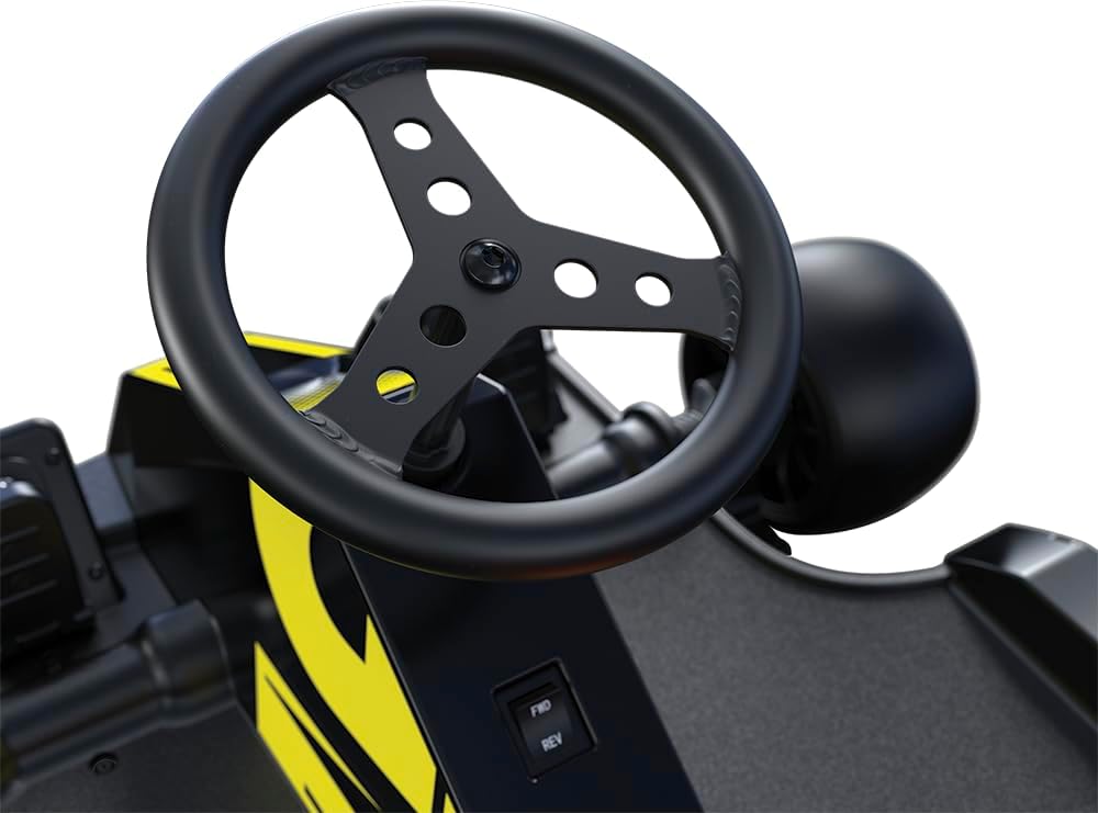 Razor Ground Force Elite Electric Go Kart, 36V Battery Powered Ride On, 350W Motor, Up to 14 MPH Speed, 40 Min Runtime, Forward and Reverse Drive, Racing Style Kart for Teens 13+