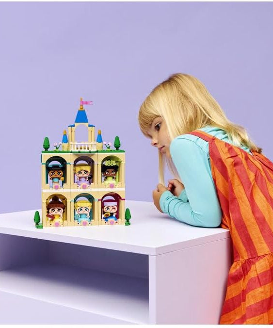 LEGO|Disney Princess Mini Jasmine & Rapunzel Figures - Collectible Toy w/ 2 Mini Dolls & Accessories incl. a Magic Lamp - Small Gift for 5+ Year Old Girls & Fans - 43303