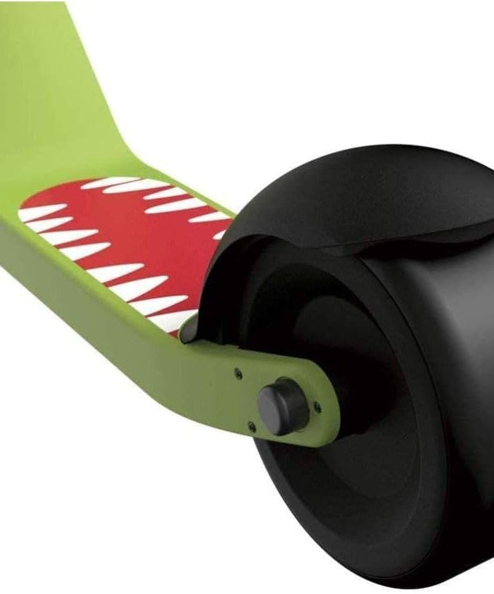 Razor Wild Ones Junior Kick Scooter Dino Green, Wide Deck Balance Trainer, Extra Wide Slow Rolling Wheels, Steel Reinforced Handlebars, Indoor Outdoor Ride On for Kids 30+ Months