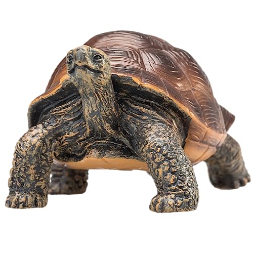 MOJO Giant Tortoise Figurine, Hand-Painted Wildlife Toy, Realistic Collectible PVC Model, Educational Diorama Figure, Ages 3+