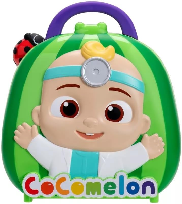 CoComelon JJ Doctor Checkup Roleplay Toy Set for Toddlers, Interactive Medical Kit with Songs and Accessories, Ages 1-5