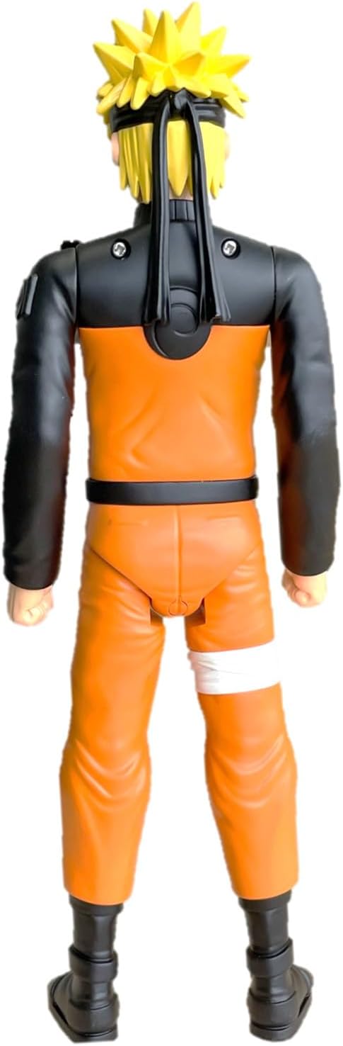Bandai - Anime Heroes - Naruto Shippuden - Manga Figure Anime Heroes Mega 30 cm - Naruto Uzumaki - Official Naruto Licence - Large Articulated Naruto Figure - Toy for Children from 4 Years - 38151