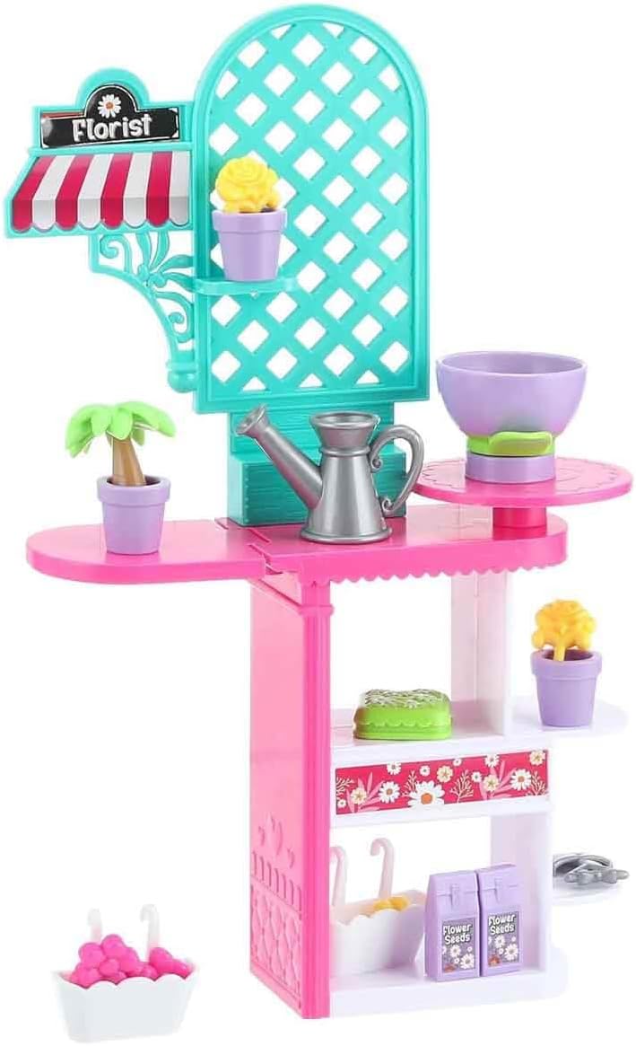 Dreameez Florist Doll Playset for Girls, 29 cm Fashion Doll with Flower-Themed Accessories, Pretend Play Toy for Ages 3+