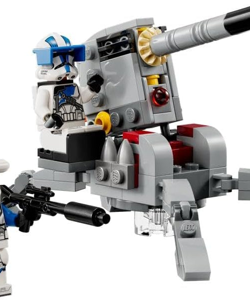 LEGO 75345 Star Wars 501st Clone Troopers Battle Pack Set, Buildable Toy with AV-7 Anti Vehicle Cannon and Spring Loaded Shooter plus 4 Characters