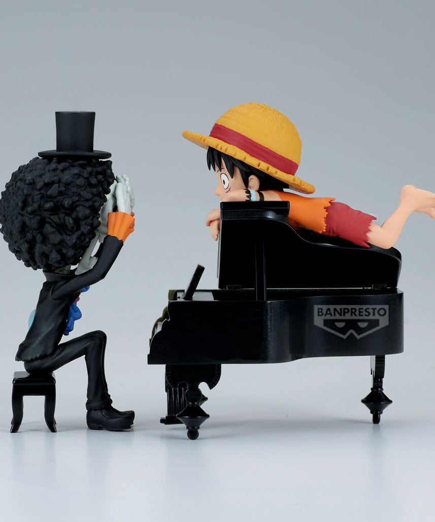 One Piece Monkey D. Luffy & Brook Log Stories WCF – Bandai Spirits Official Prize Figure