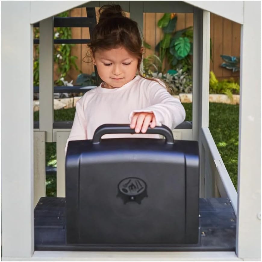 KidKraft Silver Sands Wooden Swing Set with Slides, Swings, Acrobar, Clubhouse and Picnic Table, Outdoor Playset for Kids Ages 3–10