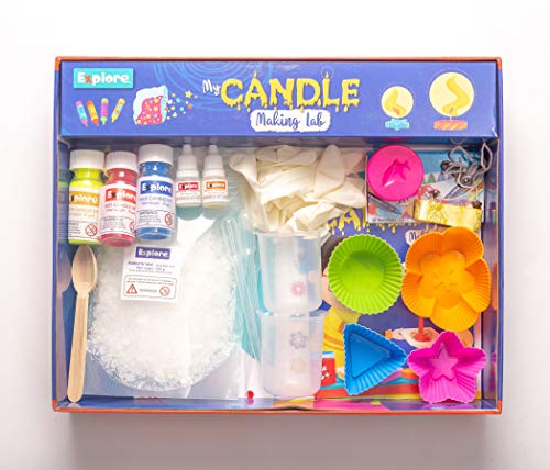 Explore.. | stem learner | my candle making lab (learning & educational diy activity toy kit, for ages 6+ of boys and girls)- Multi color