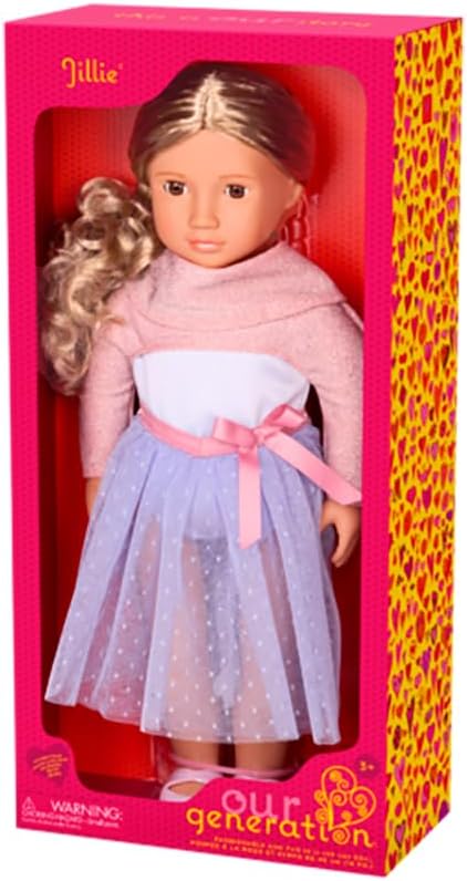 Our Generation Doll W/Ballerina Dress & Sweater, Jillie