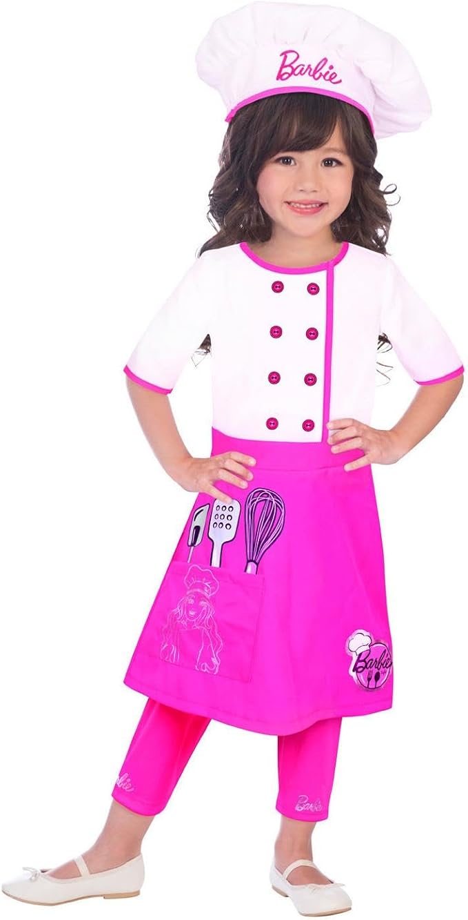 Riethmuller Barbie Chef Dress-Up for 8-10 Years Girls