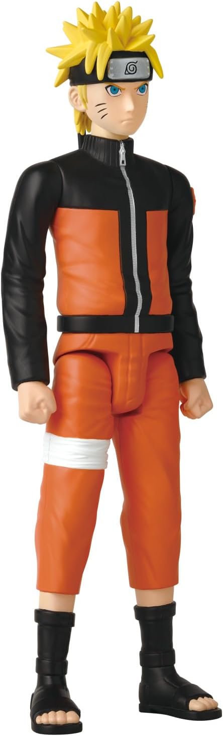 Bandai - Anime Heroes - Naruto Shippuden - Manga Figure Anime Heroes Mega 30 cm - Naruto Uzumaki - Official Naruto Licence - Large Articulated Naruto Figure - Toy for Children from 4 Years - 38151