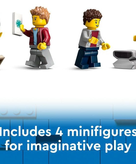 LEGO City Car Transporter Truck with Sports Cars, 4 Vehicle Toy Set for 7 Plus Year Old Kids, Boys & Girls, with Trailer and 4 Minifigures for Imaginative Play, Creative Gift Idea 60408