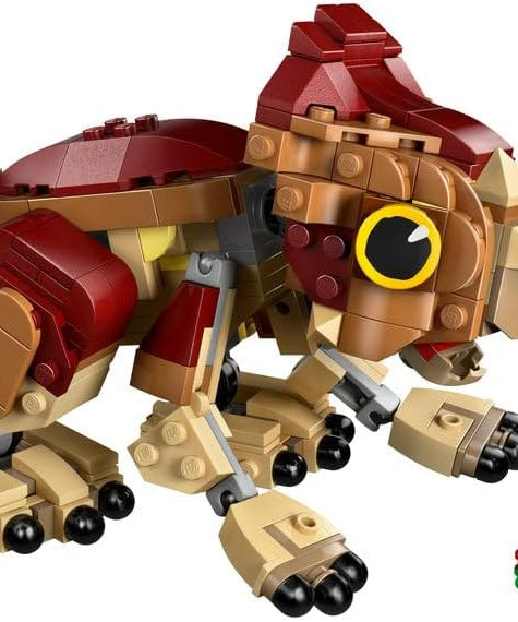 LEGO Jurassic World Baby Dinosaur Dolores Aquilops Play Display Toy Dinosaur Figure incl Plant with Flowers Gift for 7+ Year Old Boys Girls Rebirth Movie Fans 76970