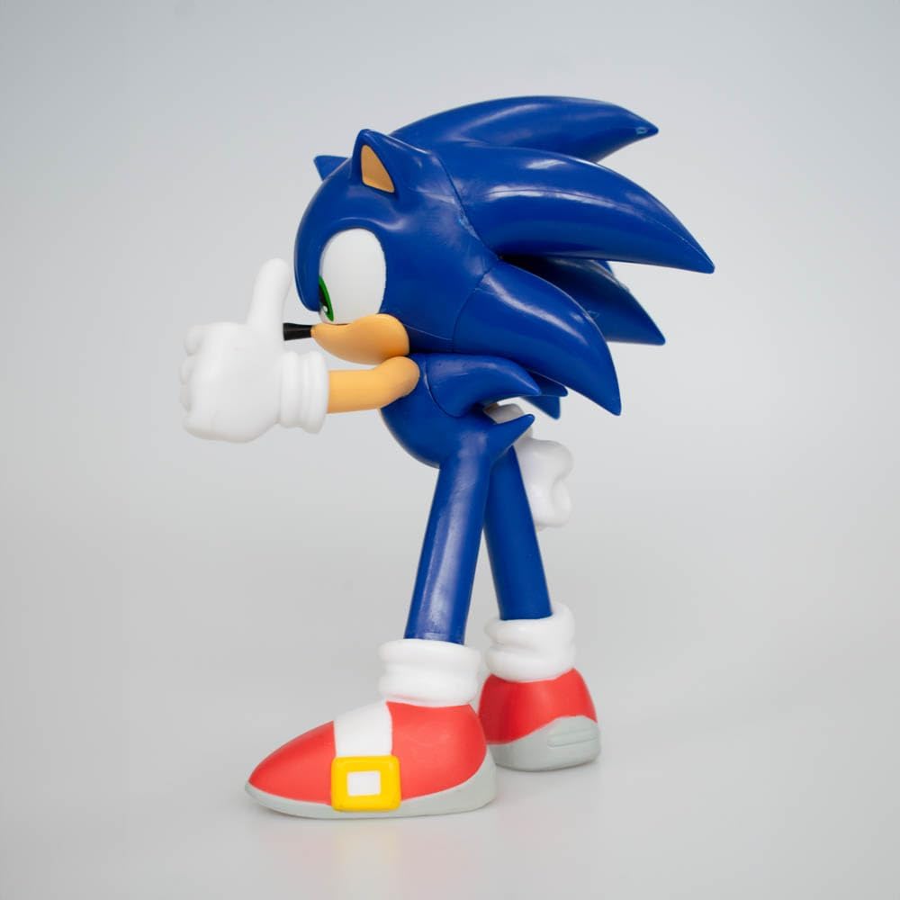 Comansi Sonic Action Figure 16cm, Articulated Sonic the Hedgehog Toy, Movie & Video Game Collectible, Blue Plastic Figure, Tabletop Display for Kids and Fans, Officially Licensed