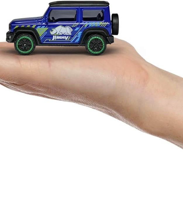 Majorette Suzuki Jimny 5-Piece Gift Pack – Die-Cast Metal Toy Cars, Rolling Wheels, Collectible Mini Vehicles for Kids, 1:64 Scale