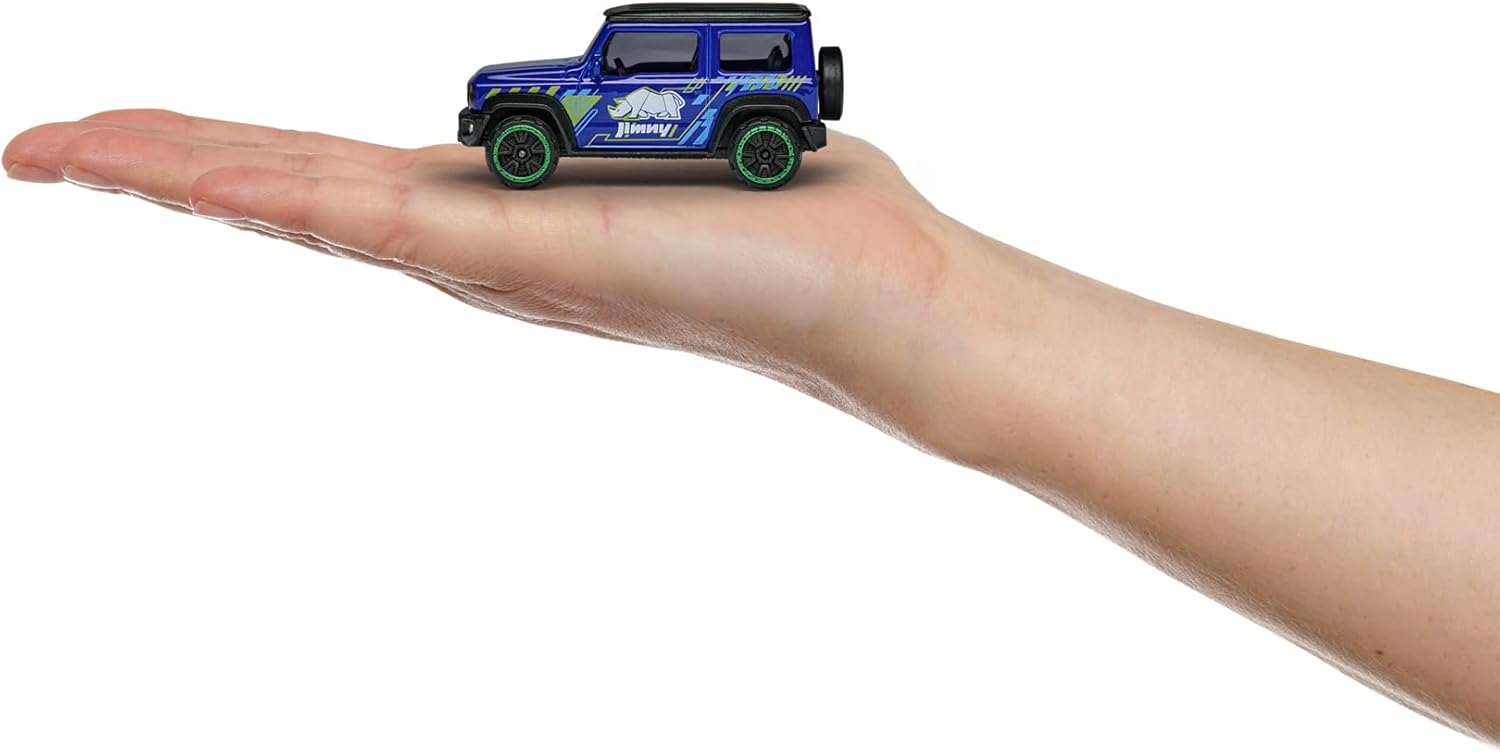 Majorette Suzuki Jimny 5-Piece Gift Pack – Die-Cast Metal Toy Cars, Rolling Wheels, Collectible Mini Vehicles for Kids, 1:64 Scale
