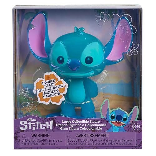 Just Play Stitch Bobble Head Single Figures - Stitch, Kids Toys for Ages 3 Up