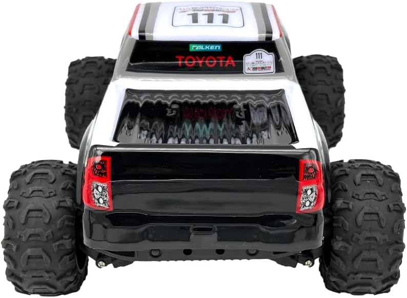 D-Power 1:10 RALLY CHAMP Toyota Hilux Revo AXCR RC Car, 2.4GHz Remote Control, USB Rechargeable 7.4V Battery, Off-Road Truck, Ages 6+
