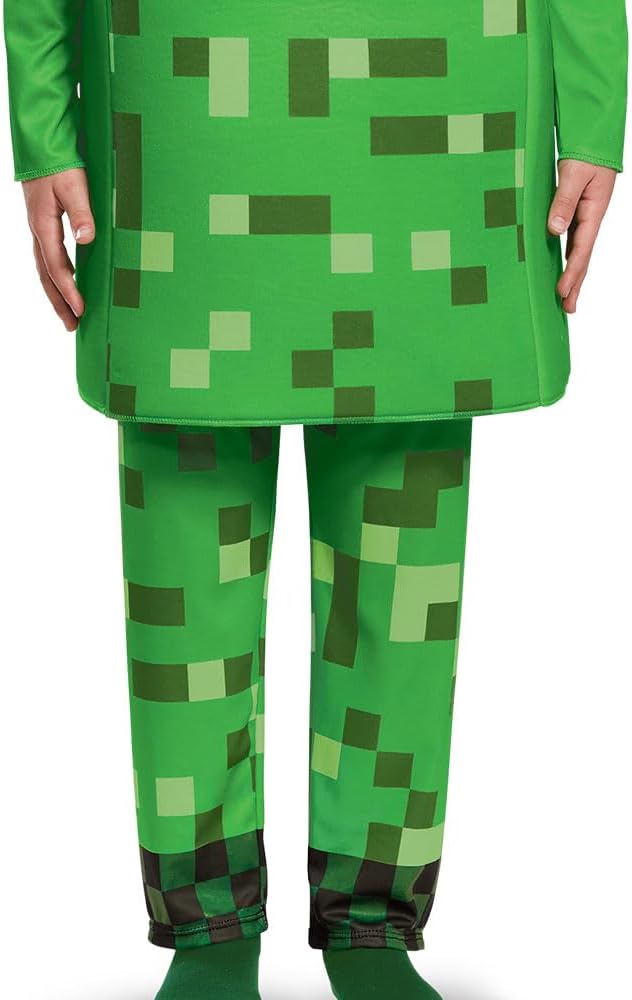 Child Minecraft Creeper Dress-Up 7-8 Years