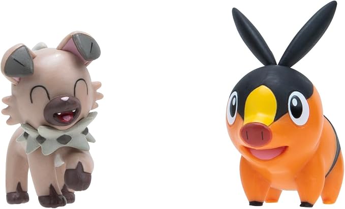 Pokemon Battle Figure Value - Tepic & Rockruff, Pkw3001