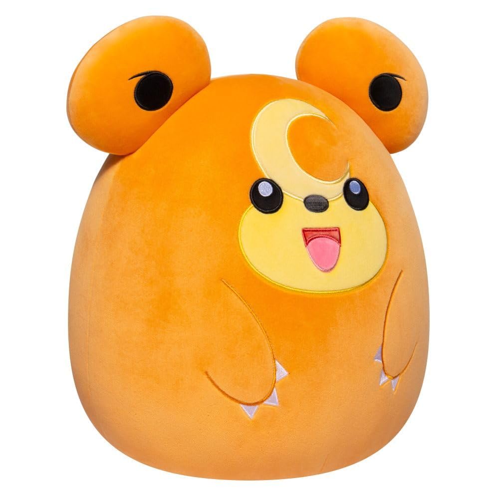 Squishmallows Pokémon x SQPK00043 - Teddiursa 35 cm Official Pokémon Super Soft