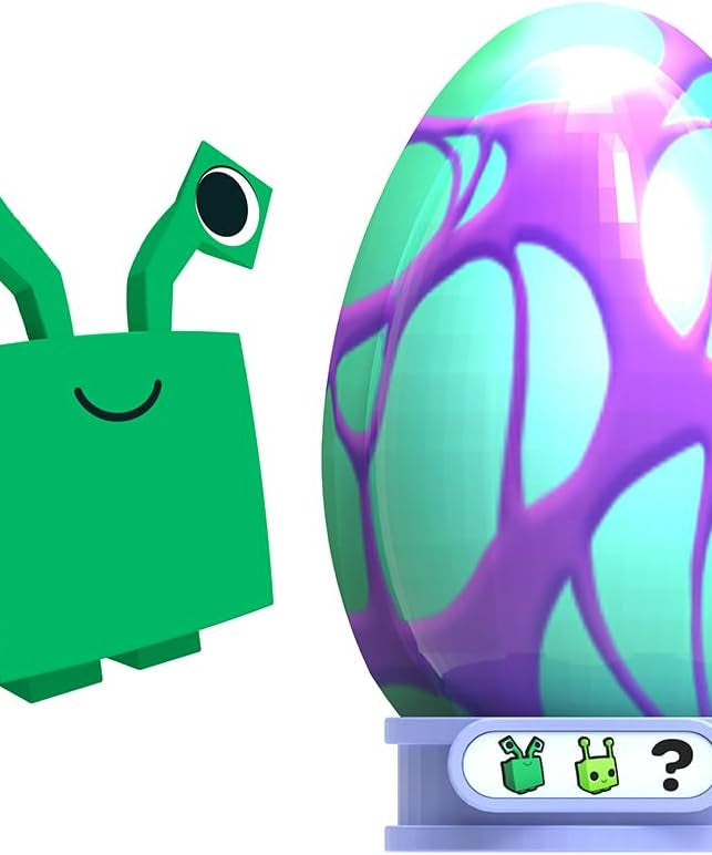 Pet Simulator, Mystery Pet Minifigures 2-Pack, Mystery Eggs, Randomized Minifigure Pets, Accessories & Stands, Series 1, Includes DLC