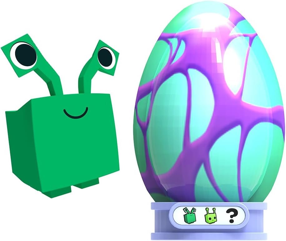 Pet Simulator, Mystery Pet Minifigures 2-Pack, Mystery Eggs, Randomized Minifigure Pets, Accessories & Stands, Series 1, Includes DLC
