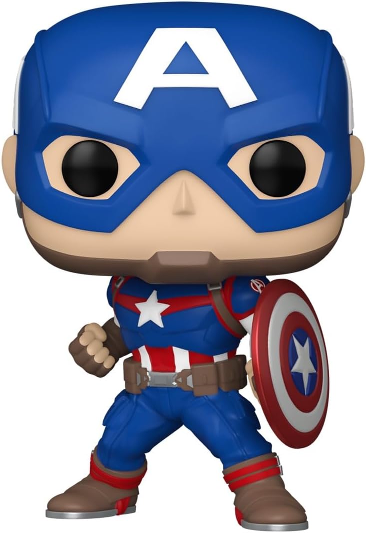 Funko Pop! Marvel: Marvel NC - Captain America - Marvel Comics - Collectable Vinyl Figure - Gift Idea - Official Merchandise - Toys for Kids & Adults - Comic Books Fans - Model Figure for Collectors