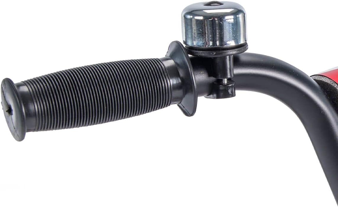 دراجة هافي روك إت إيزي بيلد للأطفال، لون أحمر، للأولاد والبنات، مزودة بعجلات تدريب، وإطار فولاذي، وفرامل كوستر