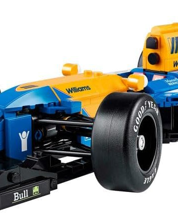 LEGO Icons Williams Racing FW14B & Nigel Mansell - F1 Car Model Set for Adults, with a Collectible Driver Minifigure, Trophy & Display Stand - Ramadan Gift for Adult & Teenage Motorsports Fans - 10353