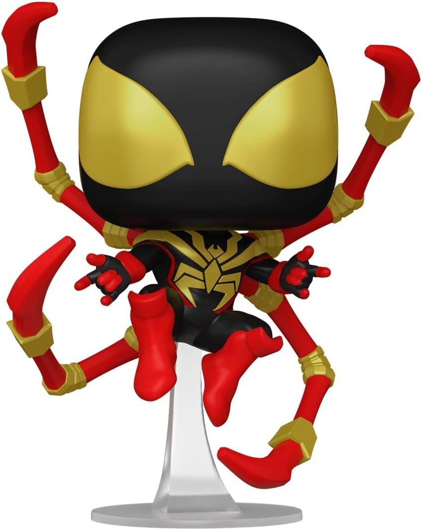 Funko Pop! Marvel: SP Comics - Miles Morales Iron Spider IS - 1/6 Odds for Rare Chase Variant - Marvel Comics - Collectable Vinyl Figure - Gift Idea - Official Merchandise - Toys for Kids & Adults