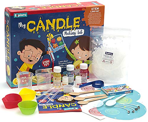 Explore.. | stem learner | my candle making lab (learning & educational diy activity toy kit, for ages 6+ of boys and girls)- Multi color