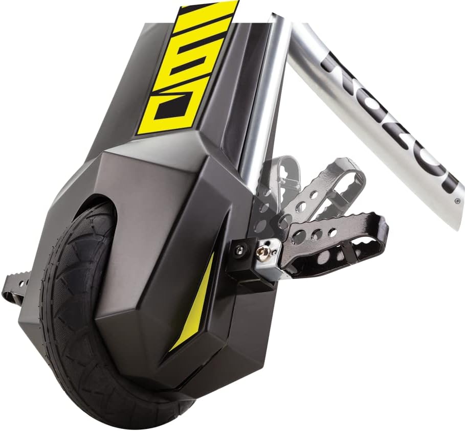 دراجة ثلاثية العجلات الكهربائية Razor PowerRider 360 للأطفال من سن 8 سنوات فما فوق، 12 فولت مع دواسة وقود بزر ضغط، سرعة تصل إلى 9 أميال في الساعة، مدة تشغيل 30 دقيقة، دوران 360 درجة وانزلاق، أقصى وزن للراكب 120 رطلاً