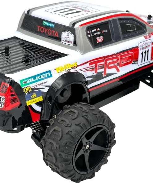 D-Power 1:10 RALLY CHAMP Toyota Hilux Revo AXCR RC Car, 2.4GHz Remote Control, USB Rechargeable 7.4V Battery, Off-Road Truck, Ages 6+