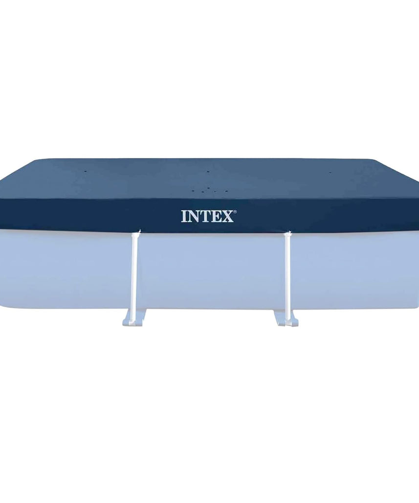 Intex Rectangular Pool Cover, Pool Cover, Blue, 300 x 200 x 20 cm, for Rectangular Frame Pool