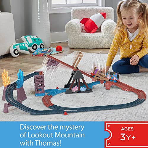 Thomas & Friends Crystal Caves Adventure Set with Motorized Thomas Train & 8 Ft of Track