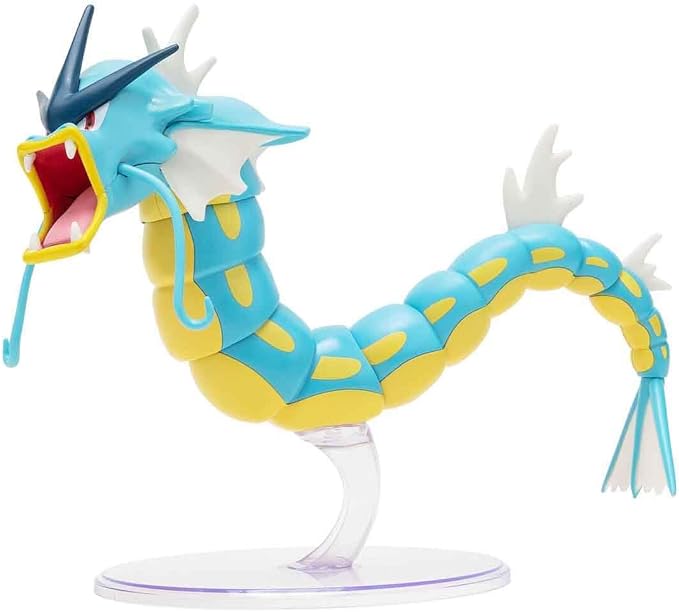 Pokémon Epic Battle Figure Gyarados 12-Inch, Official Articulated Action Figure with Flight Stand, Collectible, Display Toy, For Collectors, Scaled for Battle, 4 Years+