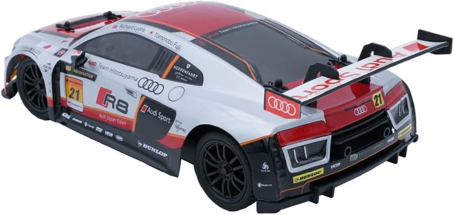 D-power - 1:16 Audi R8 Super GT300 RC Car – 2.4GHz Remote Control, Rechargeable Battery, High-Speed Racing Vehicle for Kids Ages 6+
