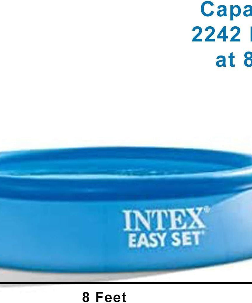 Intex 8FT X 24IN Easy Pool Set, Blue c/w Filter Pump