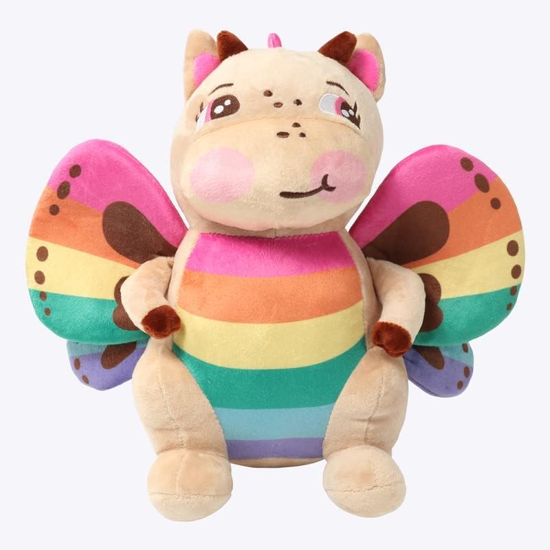 Official Moriah Elizabeth Rosie the Bashful Dragon Plushie, Pink Stuffed Dragon Toy with Soft Cotton Exterior and Polyester Filling, 20.3 cm Collectible Plush, Ages 3+
