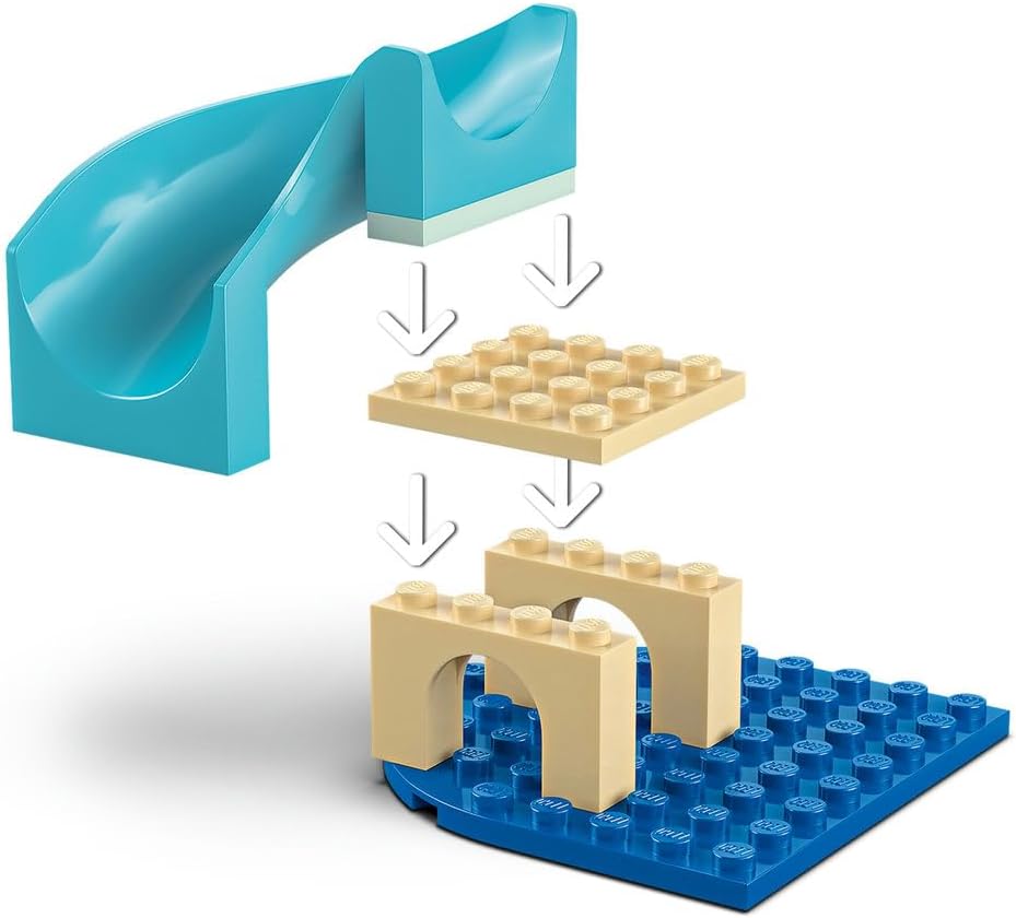 LEGO Gabby's Dollhouse Mermaid Gabby's Aquarium Adventure Toy with Gabby Mini Doll MerCat Figure and Accessories Gift for 4+ Year Old Girls and Movie Fans 11204