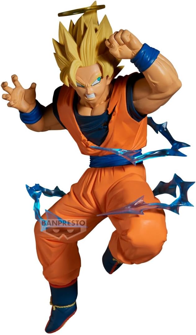 Banpresto Goku Super Saiyan 2 (Vs Majin Vegeta) Dragon Ball Z Match Makers 15 cm BP29754P Multicolour Collectible Figure Ideal for Anime Fans