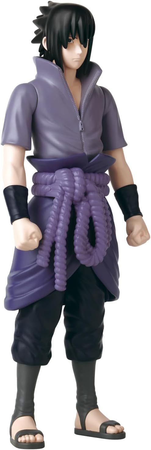 Bandai - Anime Heroes - Naruto Shippuden - Manga Figure Anime Heroes Mega 30 cm - Sasuke Uchiwa - Official Naruto Licence - Large Articulated Naruto Figure - Toy for Children from 4 Years - 38152