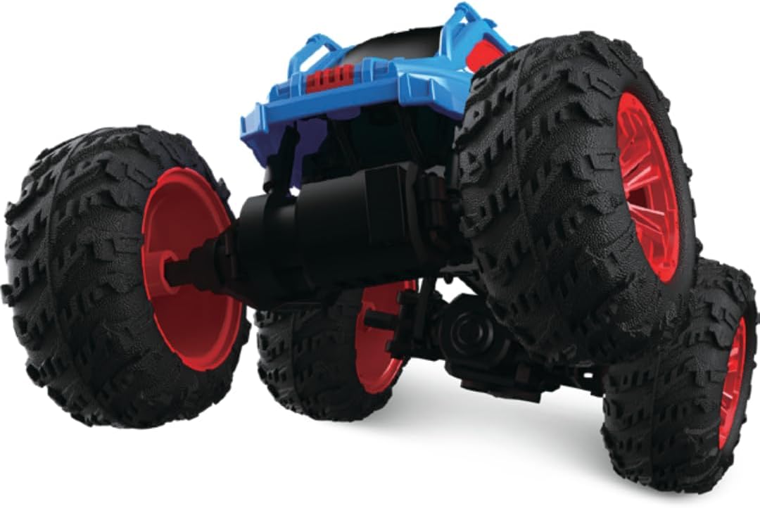 Marvel Captain America RC Monster Truck for Kids, All-Terrain Remote Control Car, 2.4GHz Off-Road Vehicle, Climbs Obstacles, High-Speed Speedster Toy for Boys & Girls, Age 3+