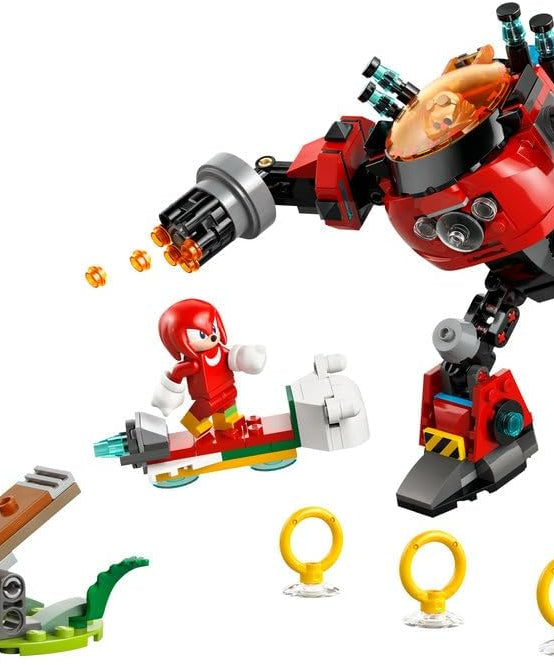 LEGO Sonic 77005 Knuckles vs Dr. Eggman Egg Walker Battle Set for Kids 8+