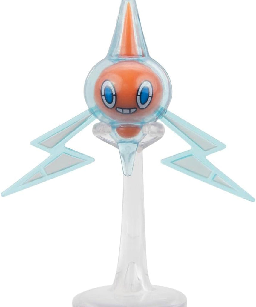 Pokemon Clip n Go - Rotom with Quickball, Action Figures, Official Detailed Figurines, Collectibles, Figure with Poke Ball, 4 Years+