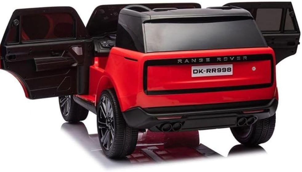 Lovely Baby Range Rover SUV Ride-On Car for Kids, 3+ Years, 12V Battery, Dual Motors, Remote Control, LED Lights, MP3/USB Music, Openable Doors – Red, Grey, or Green