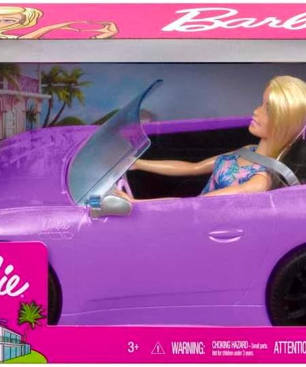Mattel Barbie Convertible with Doll, HBY29