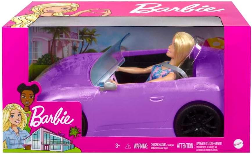 Mattel Barbie Convertible with Doll, HBY29