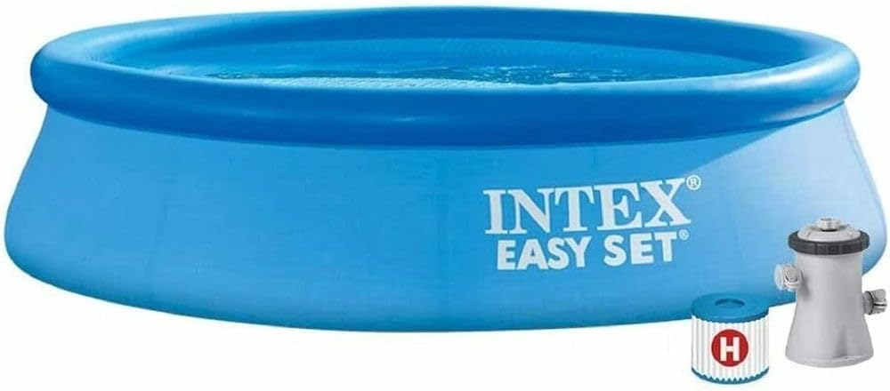 Intex 8FT X 24IN Easy Pool Set, Blue c/w Filter Pump
